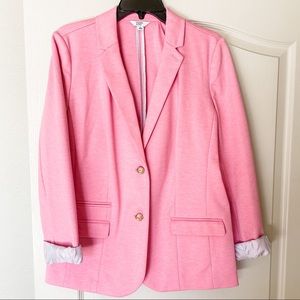 Pink boyfriend blazer